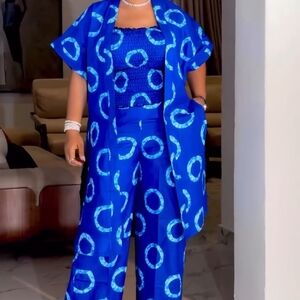 Elegant Blue Women's Jumpsuit